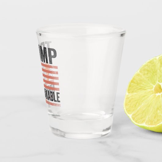 Trump Onbreekbaar President Trump US Flag Shot Glas (Rechts)