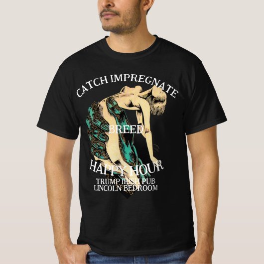 Trump Onderdanige Vrouwen Fokprogramma Begint T-shirt (Voorkant)