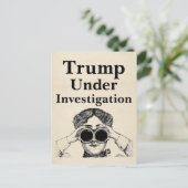 Trump Onderzocht Postkaart (Staand voorkant)