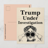 Trump Onderzocht Postkaart (Voorkant / Achterkant)
