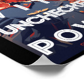 Trump ongecontroleerd poster (Hoek)