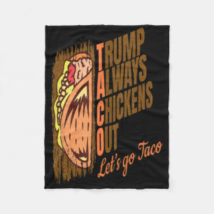 Trump Ontkent Altijd Grappige Trump Taco Fleece Deken
