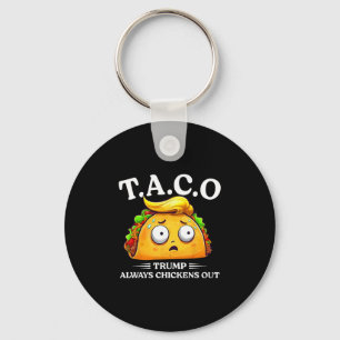 Trump Ontkent Altijd Taco Grappige Taco Trump Sh Sleutelhanger