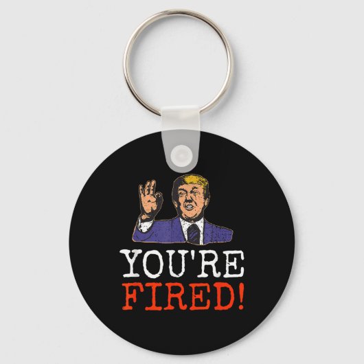 Trump ontslaat jou! Grappig grafisch Sleutelhanger (Voorkant)