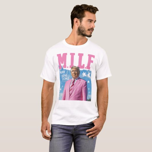 Trump-ontwerp T-shirt (Voorkant volledig)