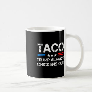 Trump ontwijkt altijd taco handel grappige meme 6 koffiemok