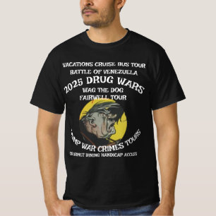 TRUMP OORLOGSMISDADIGER CARIBISCHE TOER 2025 T-SHIRT
