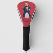 Trump op Golf Ball personaliseren Golfheadcover (Voorkant)