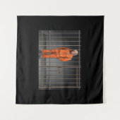 Trump op het kwadraten (57 x 57 inch) wandkleed (Voorkant (horizontaal))