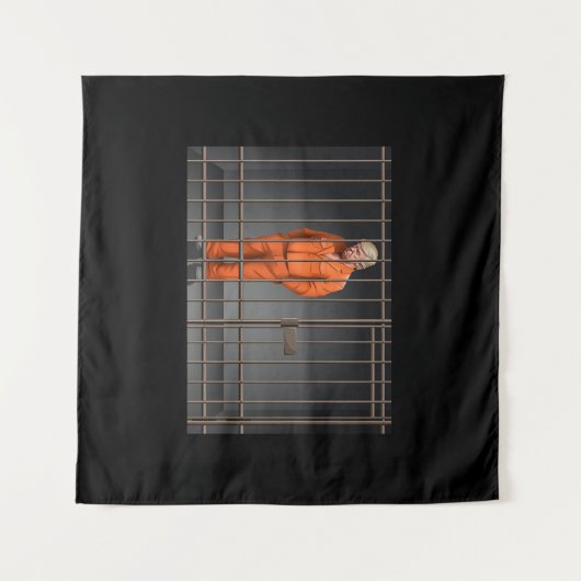 Trump op het kwadraten (57 x 57 inch) wandkleed (Voorkant (horizontaal))