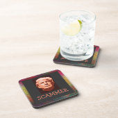 Trump Oplichter Drank Coaster Bier Onderzetter (Rechterzijde)