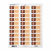 Trump-oplichter retouradres label (Full Sheet)