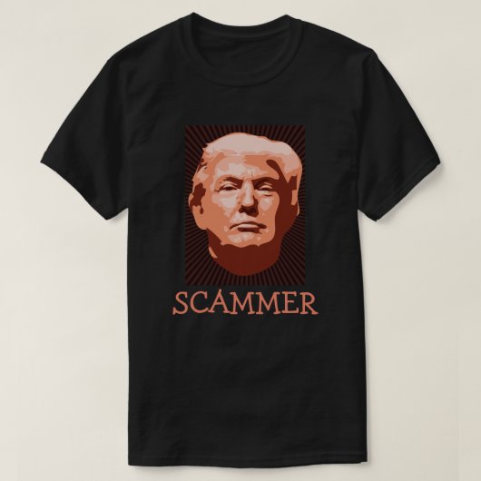 Trump Oplichter T-shirt (Design voorkant)