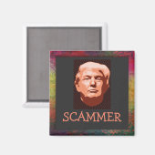 Trump Oplichtersmagneet Magneet (Voorkant / Achterkant)