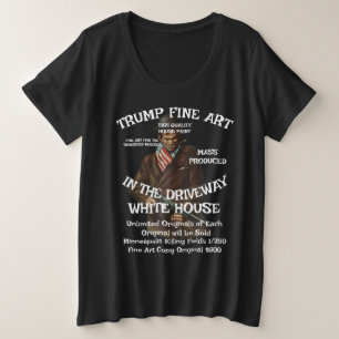 Trump oproerwet militair inzet binnenvalt IC Grote Maat T-shirt