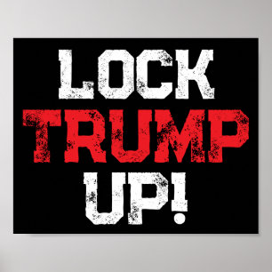 Trump Opsluiten Politiek Poster