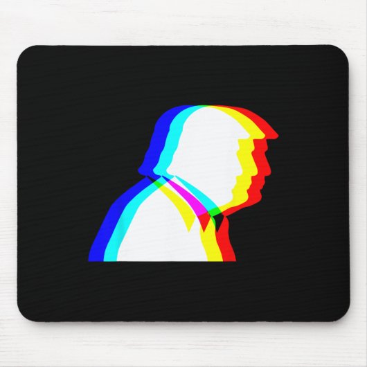 Trump Optische Illusie Edm Muismat (Voorkant)