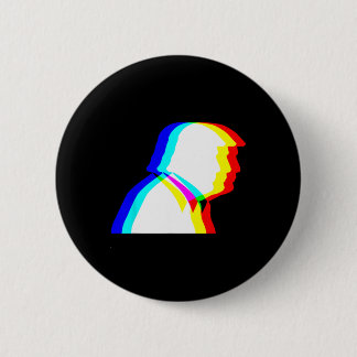 Trump Optische Illusie Edm  Ronde Button 5,7 Cm