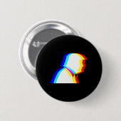 Trump Optische Illusie Edm Ronde Button 5,7 Cm (Voorkant /achterkant)