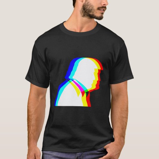 Trump Optische Illusie Edm T-shirt (Voorkant)