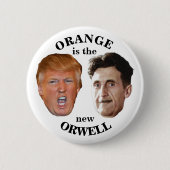 Trump & Orwell Ronde Button 5,7 Cm (Voorkant)