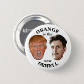 Trump & Orwell Ronde Button 5,7 Cm (Voorkant /achterkant)