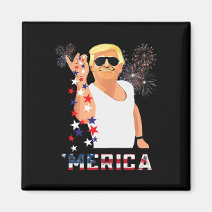 Trump Outfits 2024 Verenigde Staten Verkiezing Pre Magneet