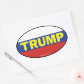 Trump ovale Sticker (Envelop)
