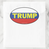 Trump ovale Sticker (Tas)