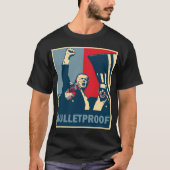 Trump overleeft moord t-shirt (Voorkant)