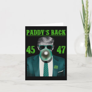 Trump Paddys Back Design - Grappig Trump St Kaart