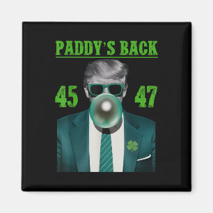 Trump Paddys Back Design - Grappig Trump St Magneet