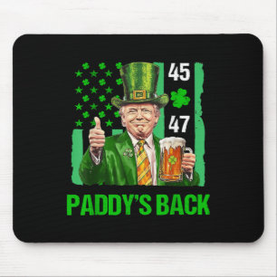 Trump Paddys terug 45 47 St Patricks Day Amerikaan Muismat