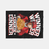 Trump pakt America Byck grappig Winner Cookie Fleece Deken (Voorkant (Horizontaal))