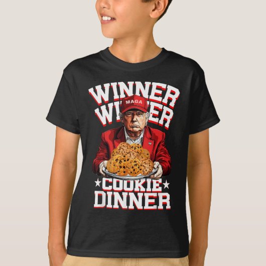 Trump pakt America Byck grappig Winner Cookie T-shirt (Voorkant)