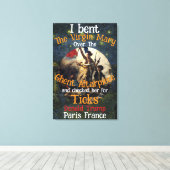 Trump Pam Bondi Kristi Noem Hegseth Bible Study WH Canvas Afdruk (Insitu (Houten vloer))