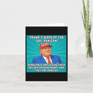 Trump Panican meme Democraten verliezen handel met Kaart