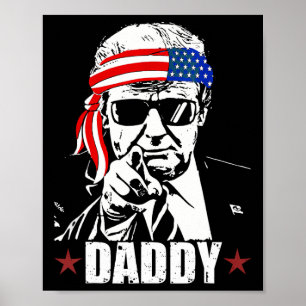 Trump Papa 2025 Officieel Trump Papa Grappig Poster