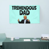 TRUMP PAPA VERJAARDAG FEEST BANNER (Beurs)