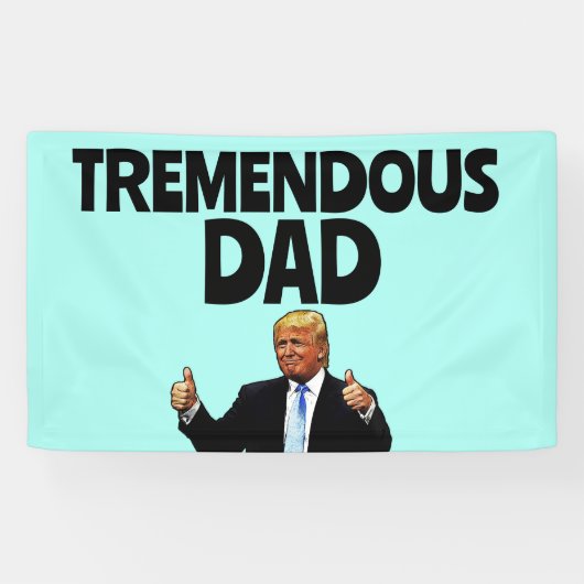 TRUMP PAPA VERJAARDAG FEEST BANNER (Horizontaal)