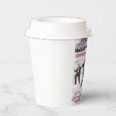Trump Paper Beverage cup met deksel Papieren Bekers (Rechts)