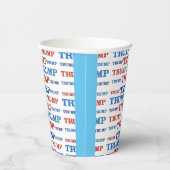 Trump Paper Cups Papieren Bekers (Rechts)