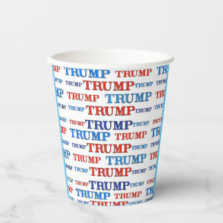 Trump Paper Cups Papieren Bekers