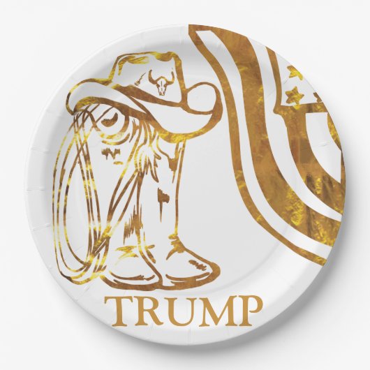 TRUMP PAPIEREN BORDJE (Voorkant)
