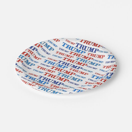 Trump Papieren Bordje (Gekanteld)