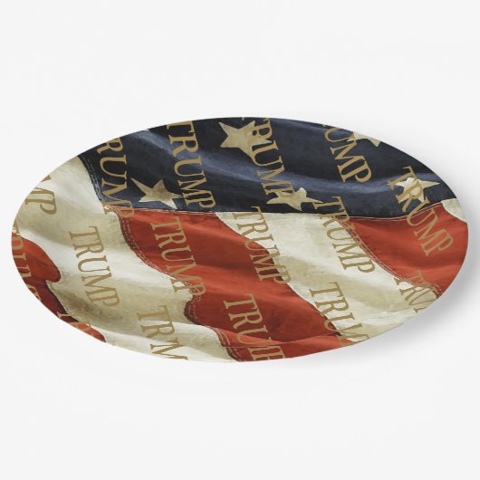 TRUMP PAPIEREN BORDJE (Gekanteld)