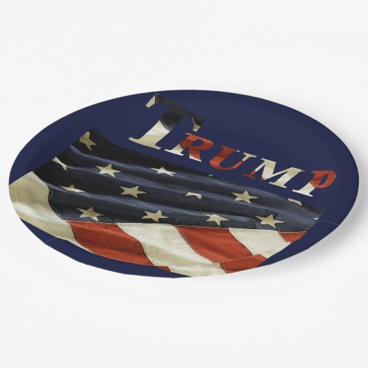TRUMP PAPIEREN BORDJE (Gekanteld)