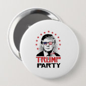 Trump Partij 2016 Ronde Button 4,0 Cm (Voorkant /achterkant)