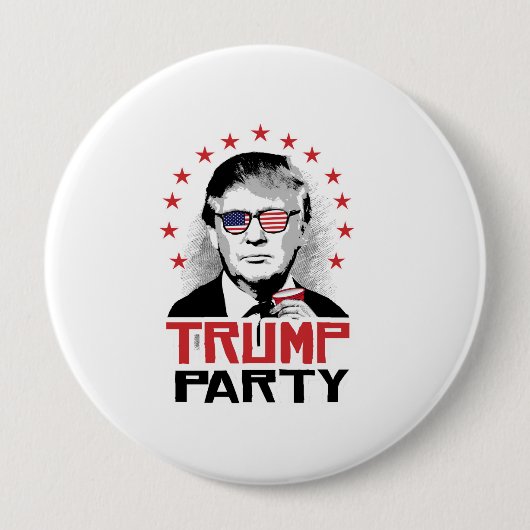 Trump Partij 2016 Ronde Button 4,0 Cm (Voorkant)