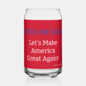 TRUMP partijglaswerk - "TRiUMPh 2024" Blikvorm Glas (Achterkant)